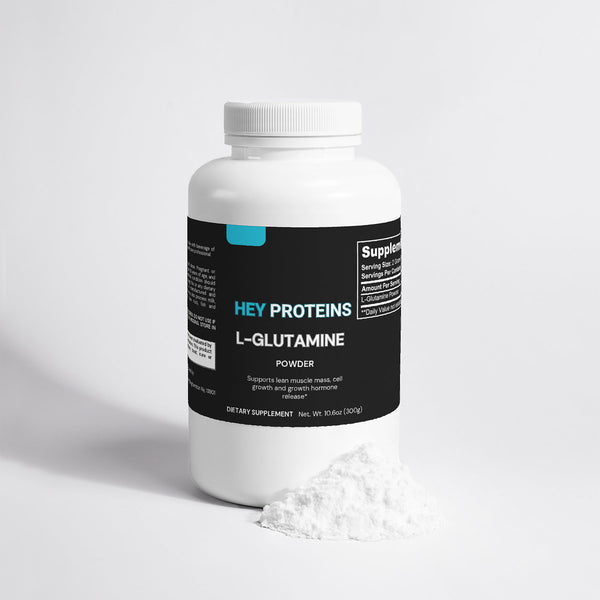 L-Glutamine Powder – Muscle Support & Recovery – Unflavored (300g)