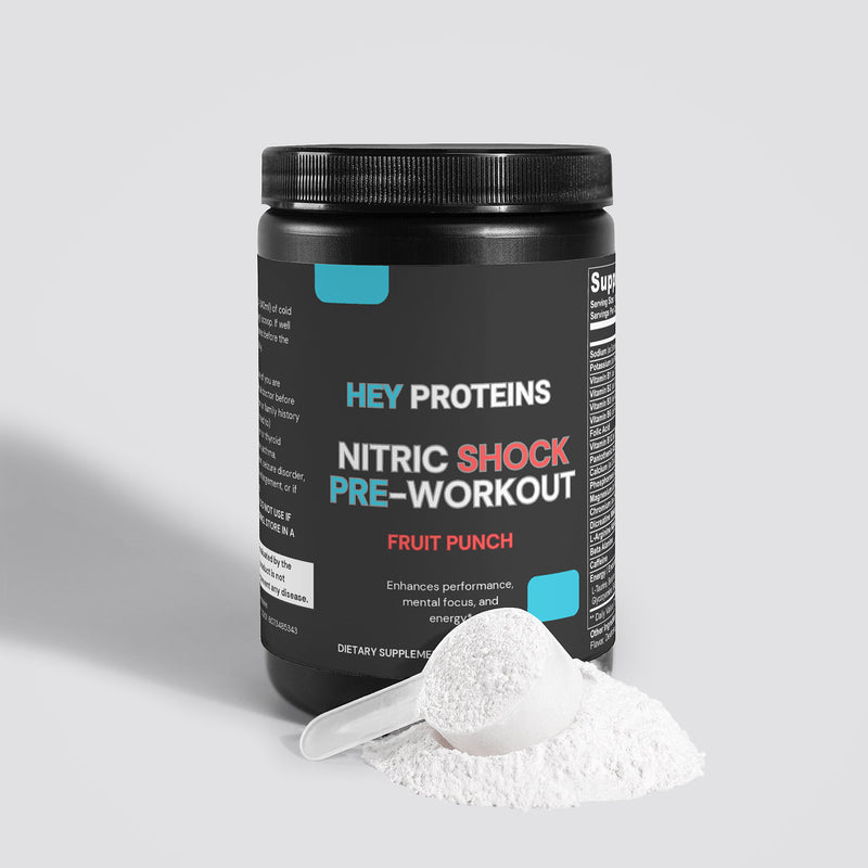 Nitric Shock Pre-Workout Powder (Fruit Punch)