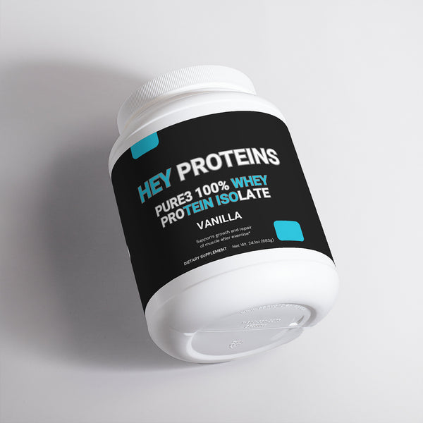 Pure3  Whey Protein Isolate – Vanilla